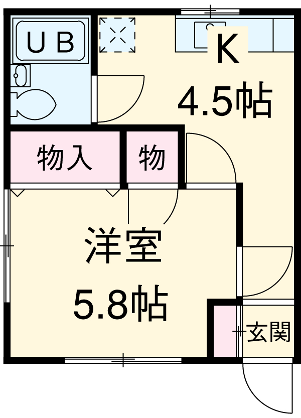 セゾンドローリエⅡの間取り