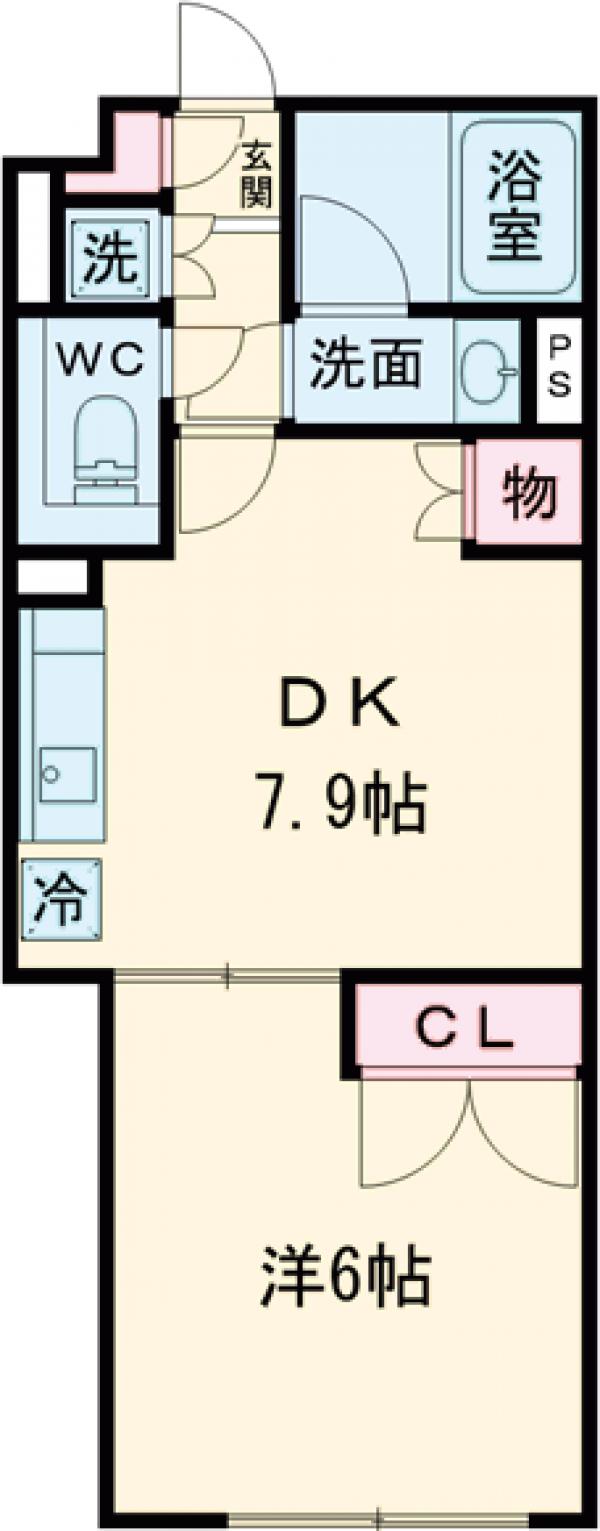 La Perla SasazukaⅡの間取り