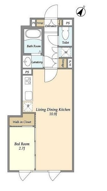 La Perla SasazukaⅡの間取り