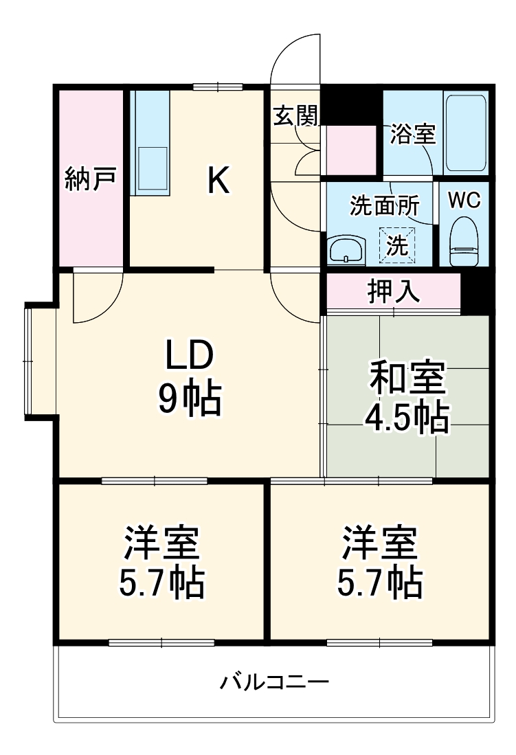熊谷昭和ビルの間取り