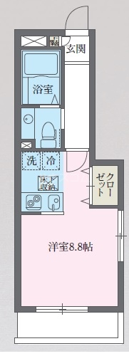 エルスタンザ五反野の間取り