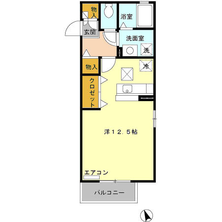 AGスクエアの間取り