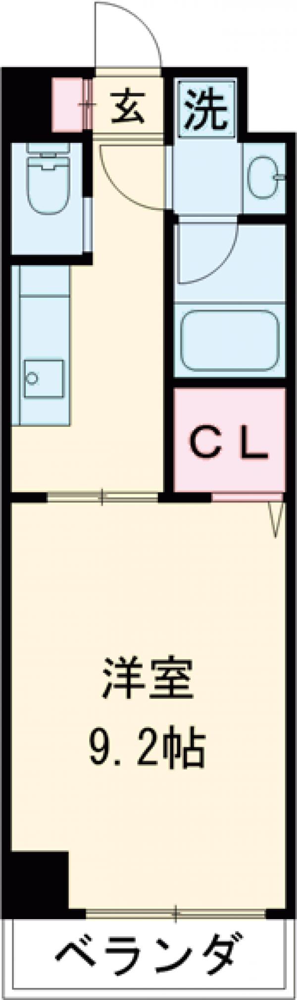 ヴィラエクセル・303号室の間取り