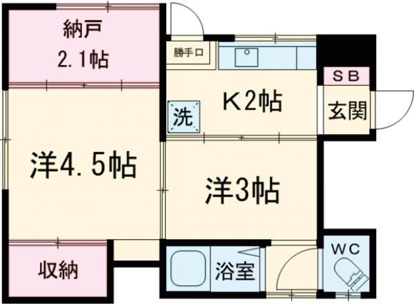 ハレバレの間取り