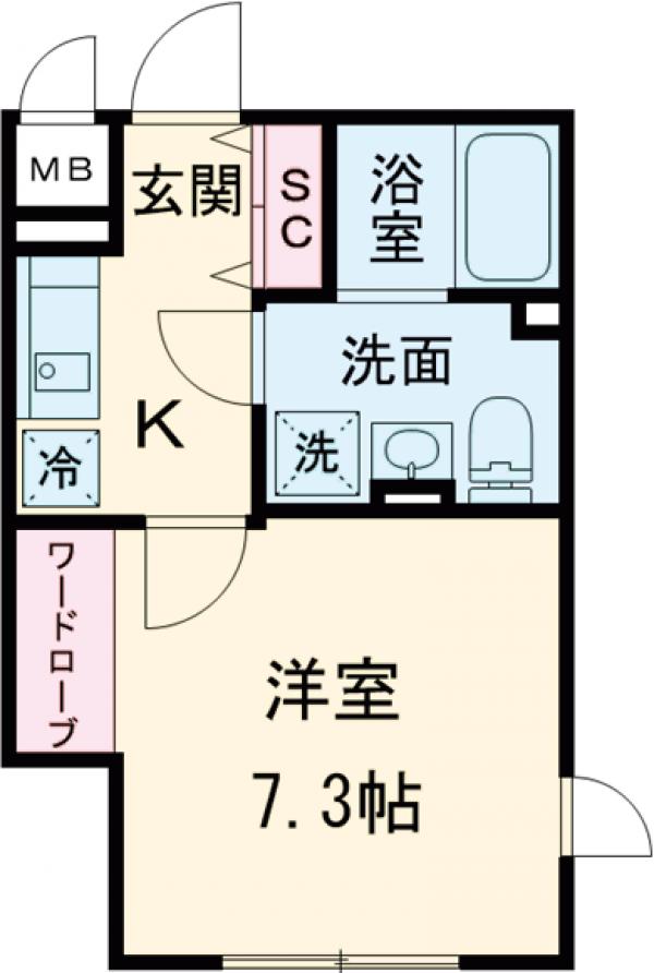 ALERO Ookayama Terraceの間取り