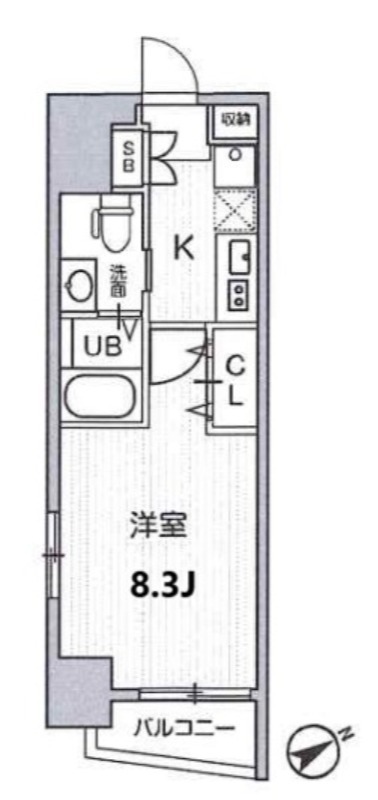 ラヴィエント南千住Ⅴの間取り