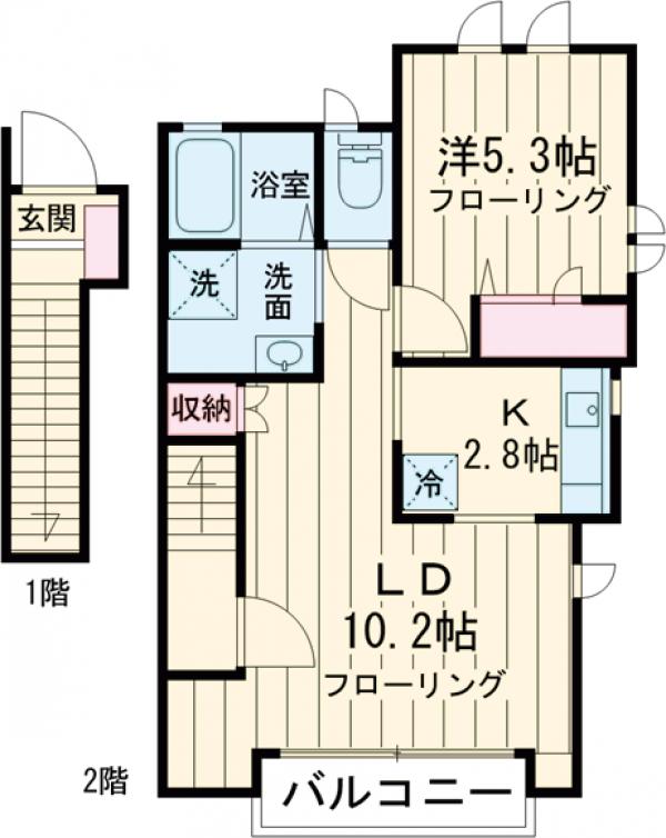 レイブランシスの間取り