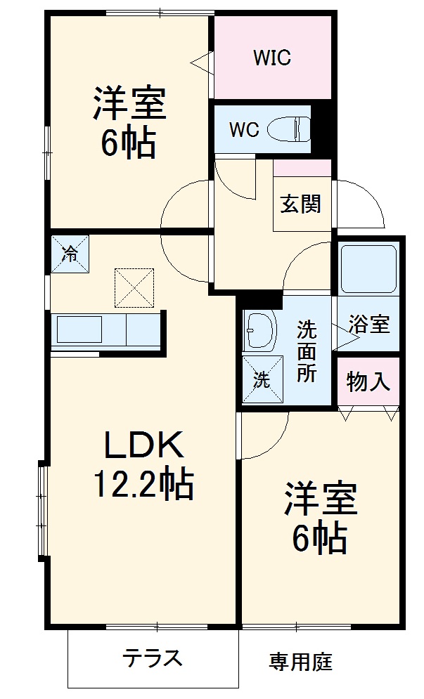 エクレーレCの間取り
