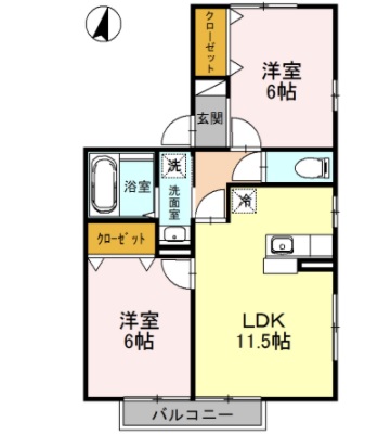 サンボナールの間取り