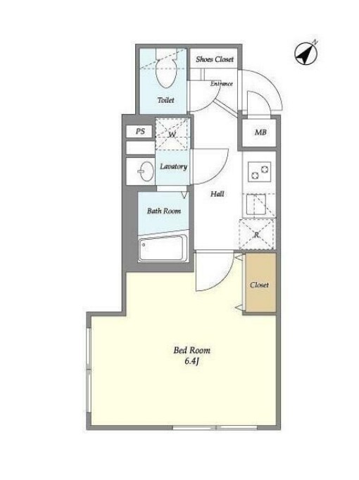 ウェルスクエアイズム武蔵小山SOUTHの間取り