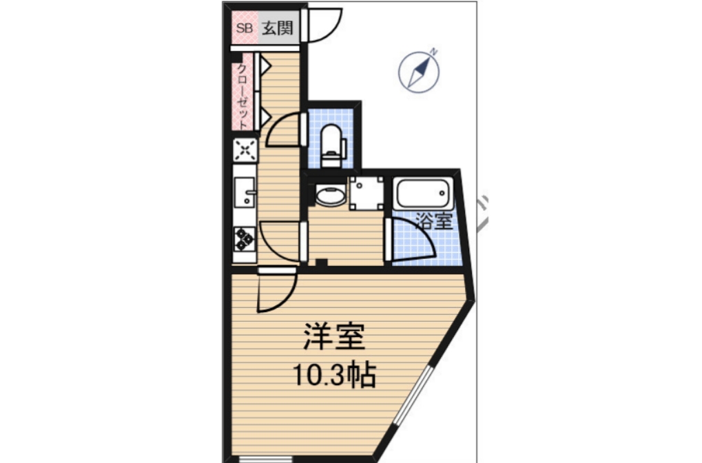 LEGALAND西新宿の間取り