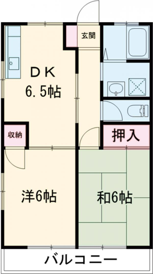グローリハイツの間取り
