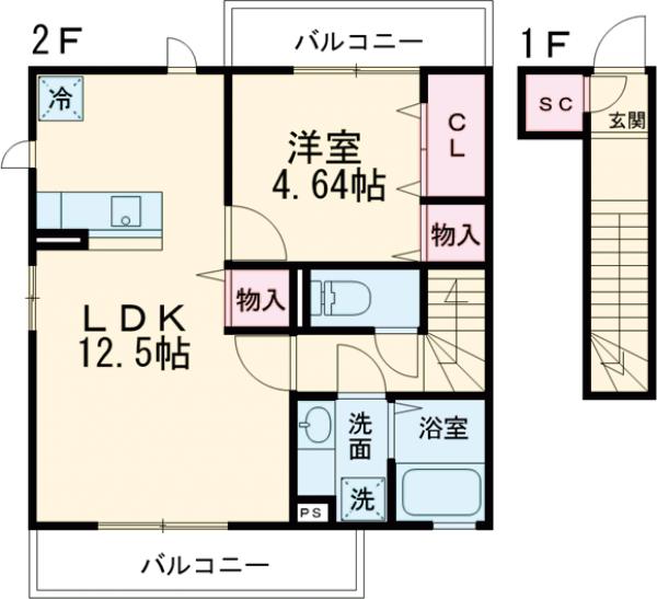 メゾン青井の間取り