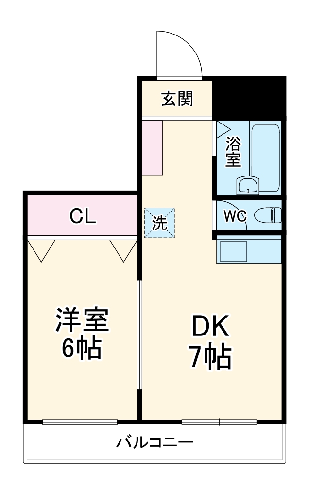 コートコア百合丘の間取り
