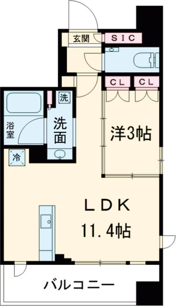ＧＲＡＮ　ＰＡＳＥＯ明大前の間取り