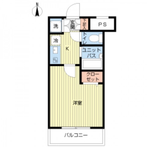 スカイコート練馬桜台の間取り