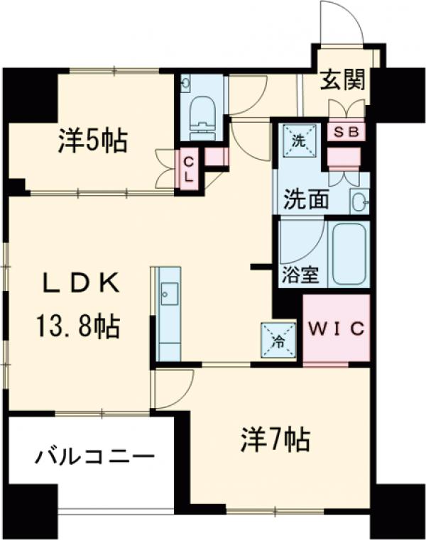 ＧＲＡＮ　ＰＡＳＥＯ明大前の間取り