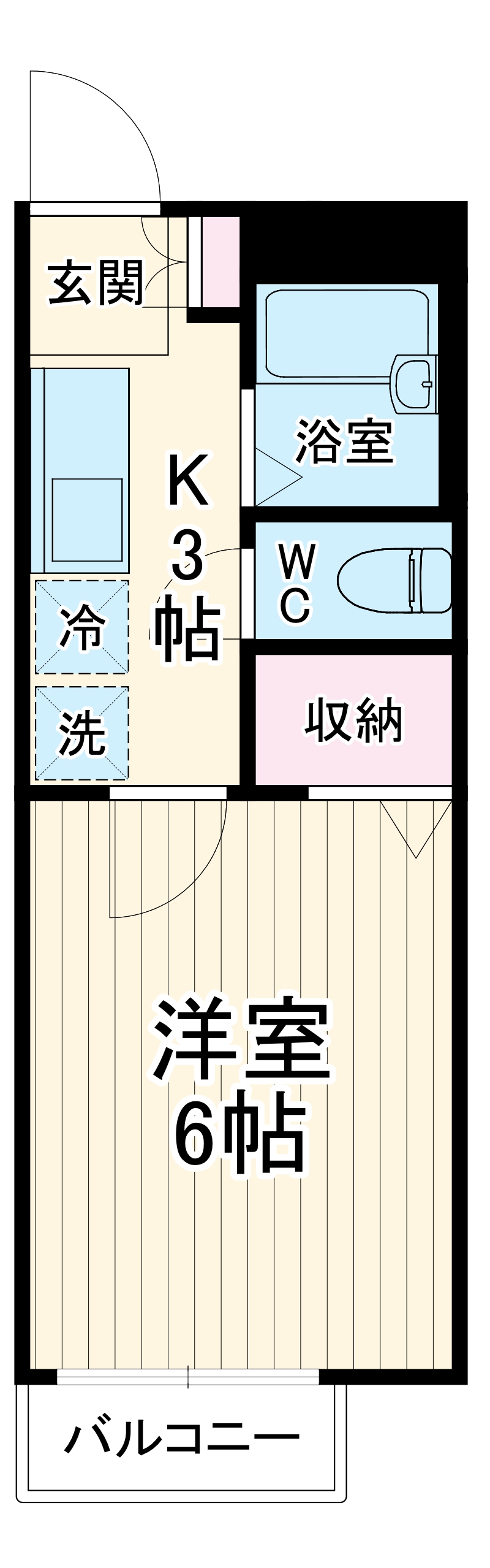 ミクニハイツⅠの間取り