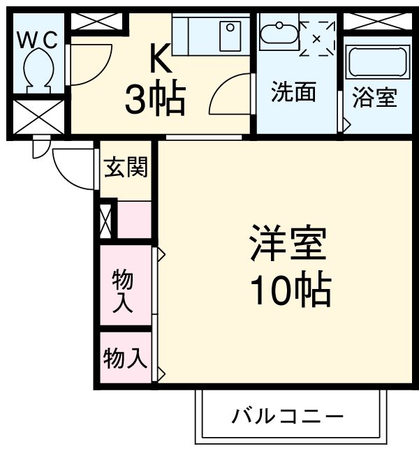Surplus One 中野の間取り