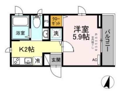 メゾン・ド・オカの間取り