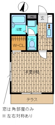 ガーデナ深谷の間取り