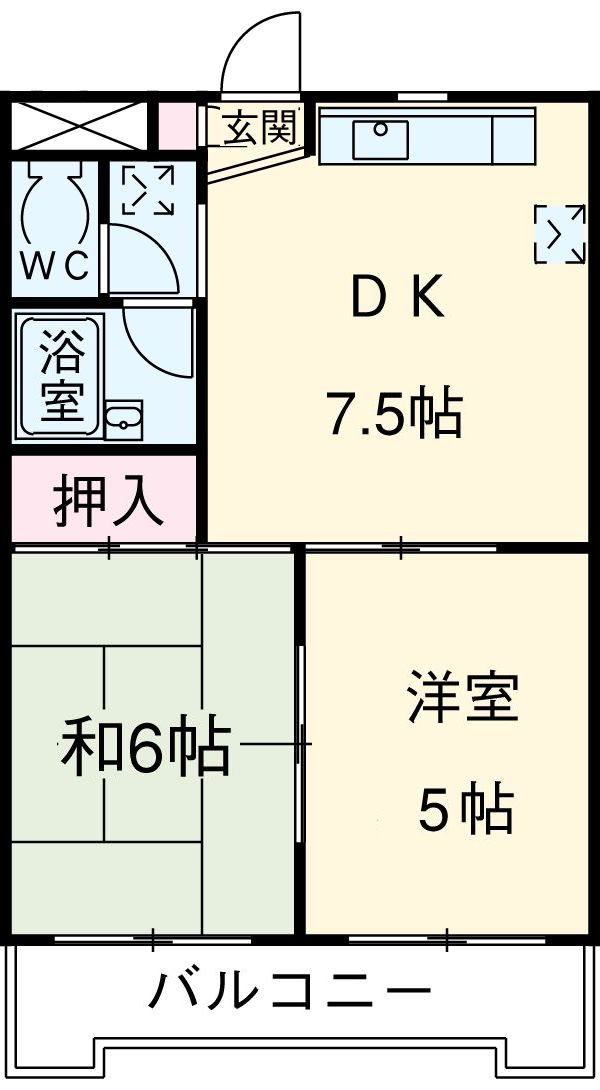 クレセント南千住の間取り