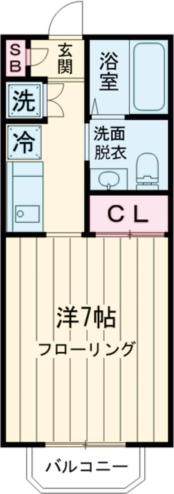 ベルドリームの間取り