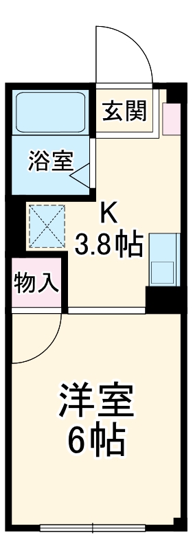 長篠ハイツBの間取り