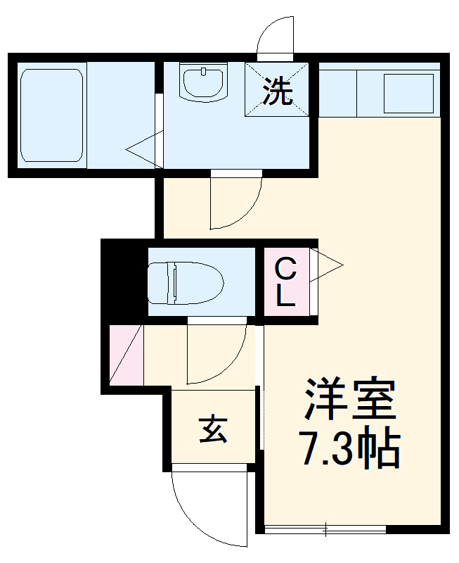 コンフォールKの間取り