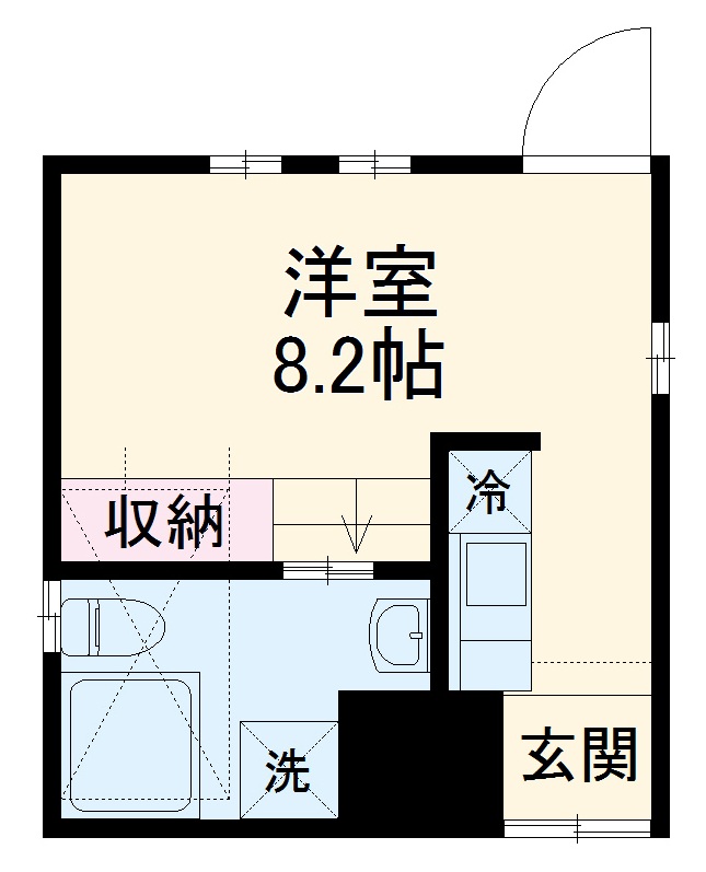 ソリッド名駅の間取り