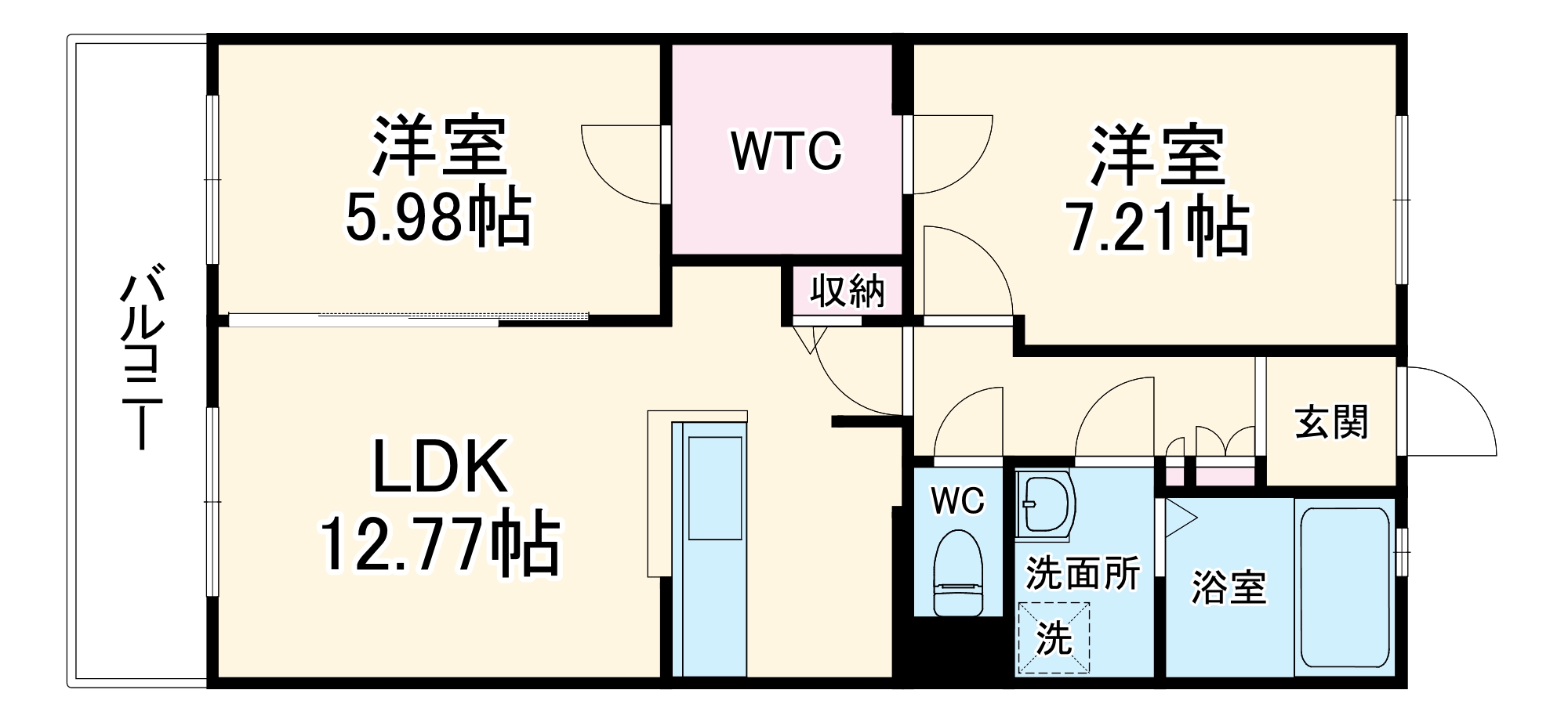 Three Nineの間取り