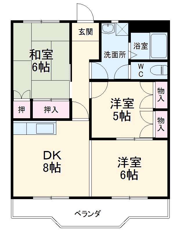アーバンハイツの間取り