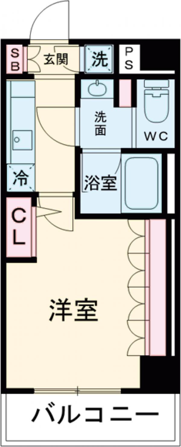 フュージョナル千住大橋の間取り
