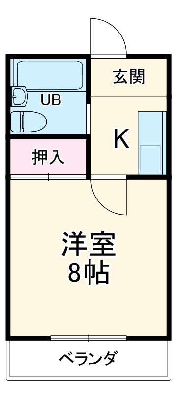 フェスタ東山の間取り