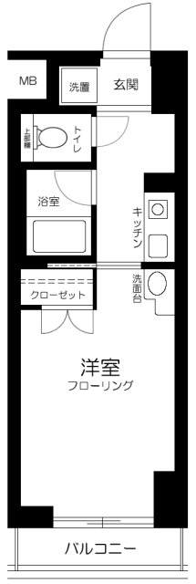 プレール桜台・303号室の間取り