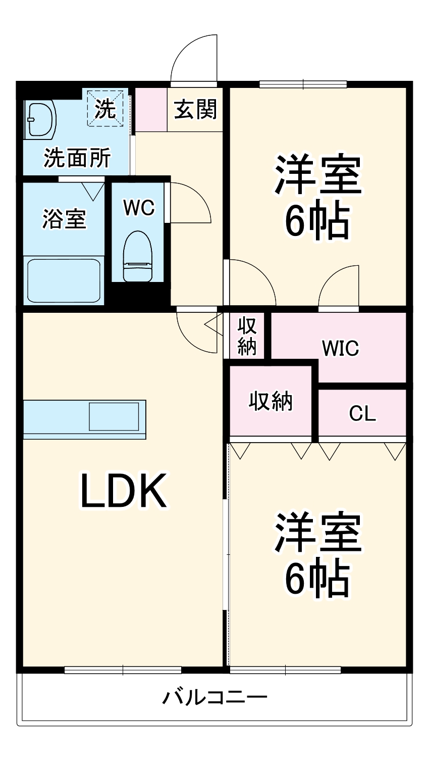 アヴァンツァーレの間取り