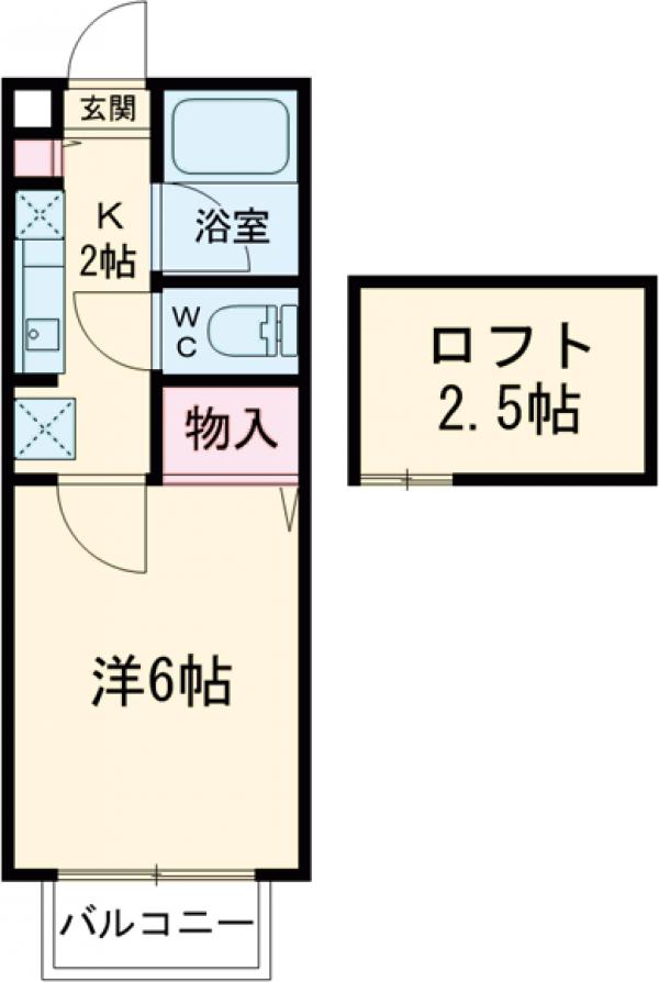 パークフロント北綾瀬Bの間取り