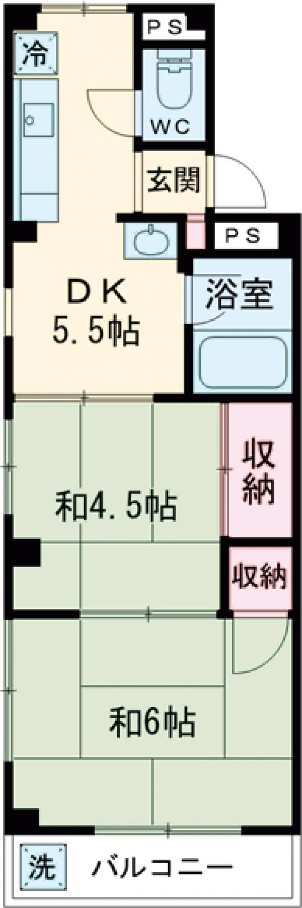グリーンコーポの間取り