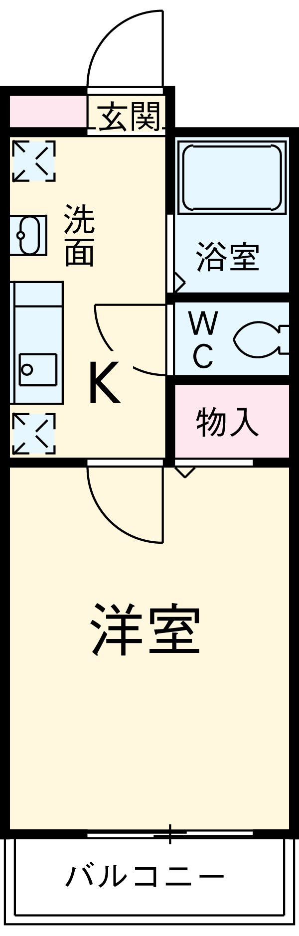 アンプルール フェール 刈谷市駅の間取り