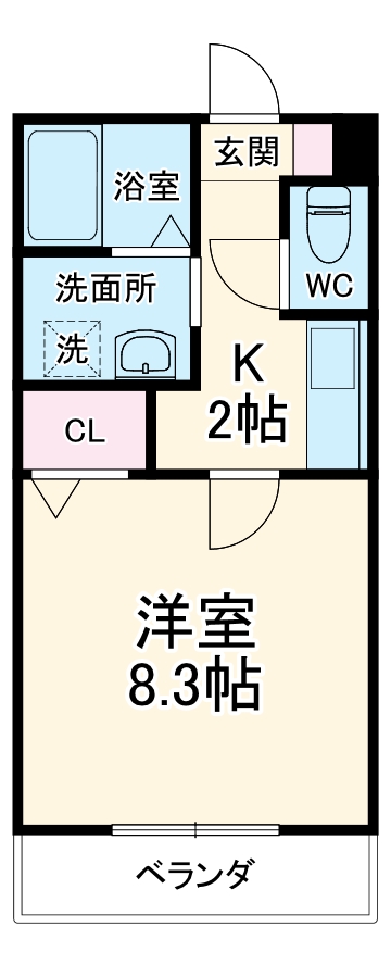 アンプルール ブワ アルバの間取り
