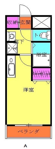 高砂ハイツⅠの間取り