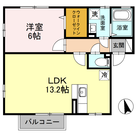 シャテーヌの間取り