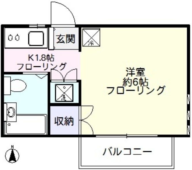 ファミール松原の間取り