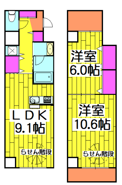 Cantabileの間取り