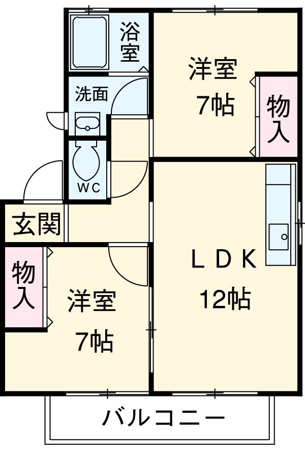 トルテュシャトーCの間取り
