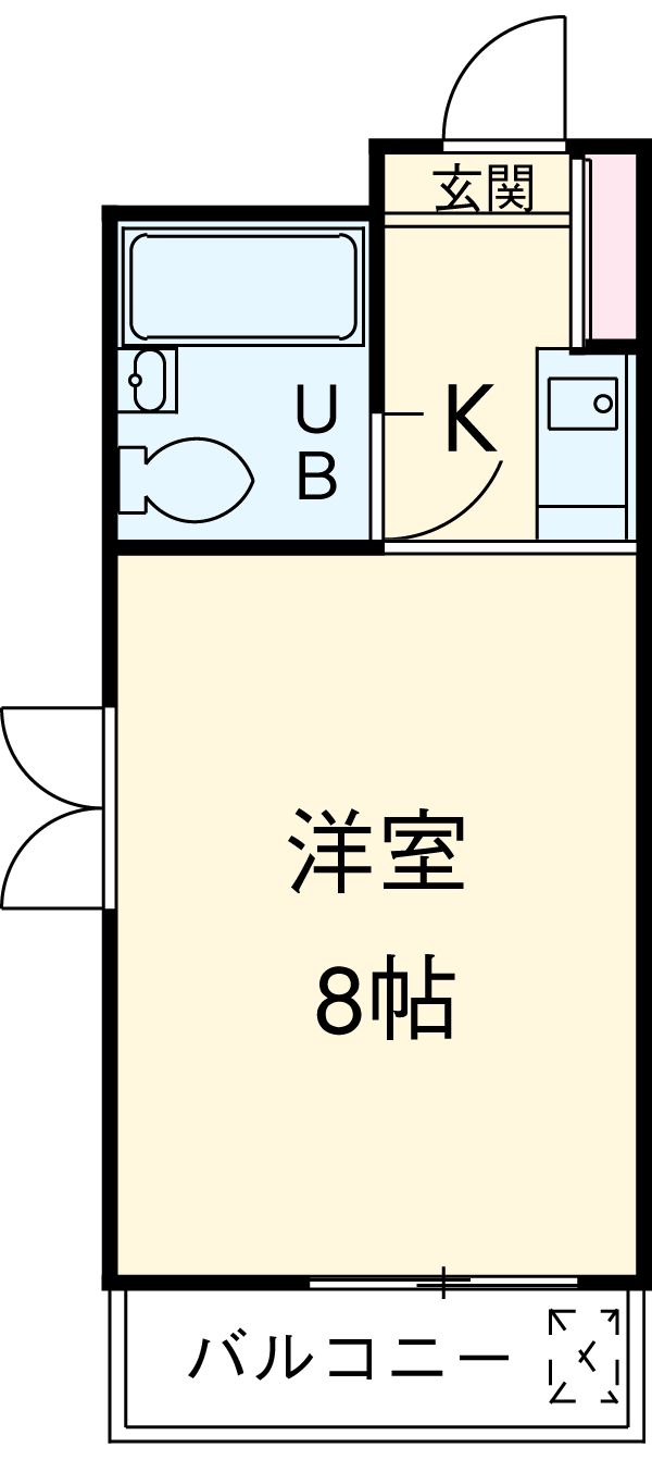 駒込K&Mビルの間取り