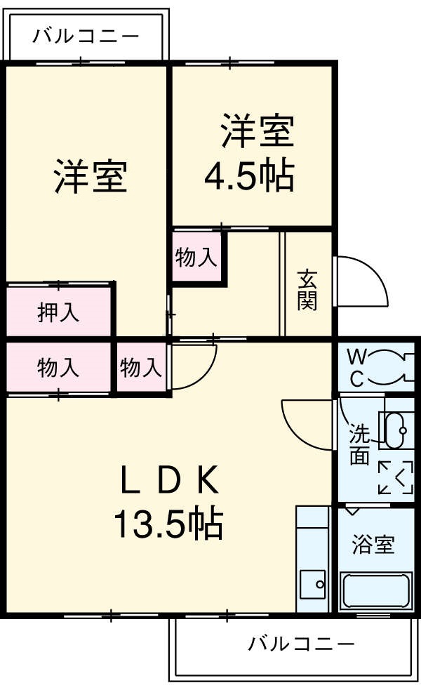 ドエル法土の間取り