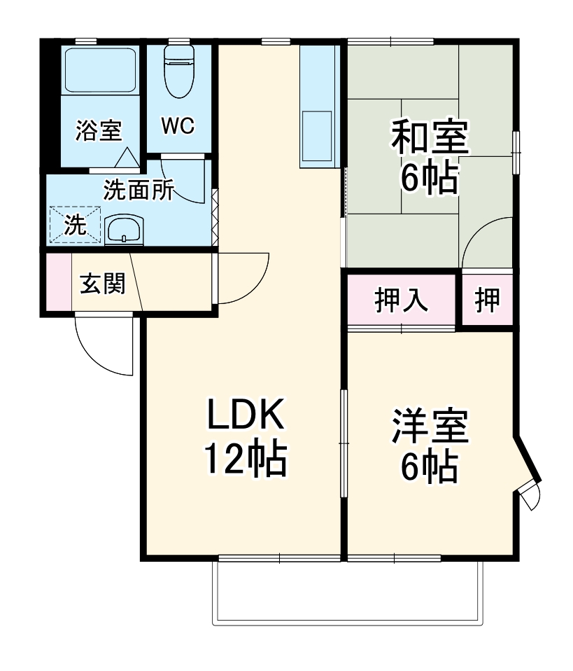 ジュネスシャトーAの間取り