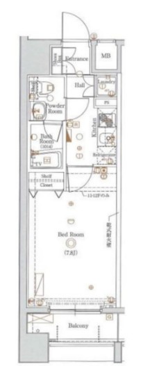 グラントゥルース田端の間取り