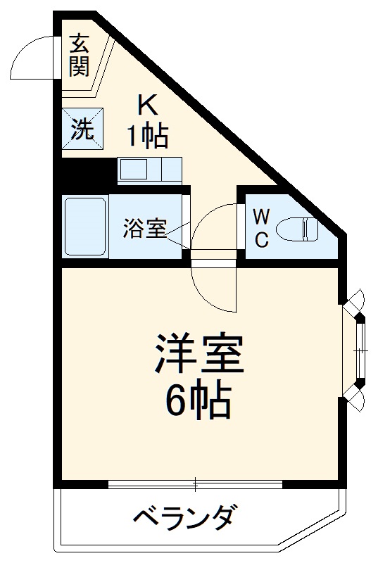 シャルマンフジ熊谷壱番館の間取り